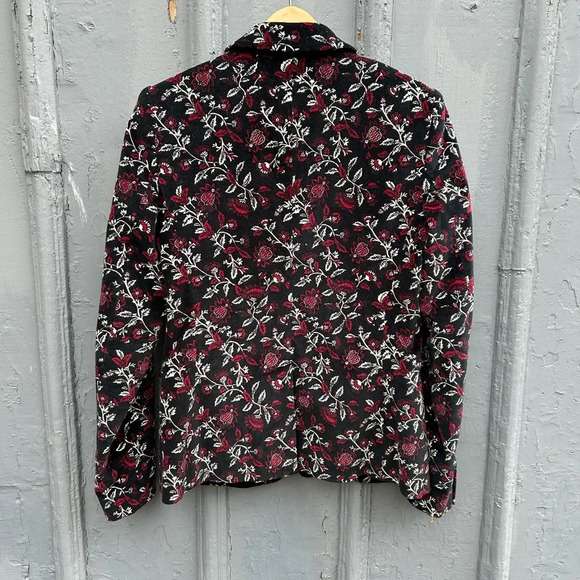 Michael Kors botanical velvet blazer, size 4 - Picture 5 of 11